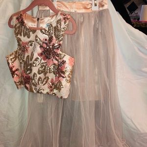 Formal two piece dress